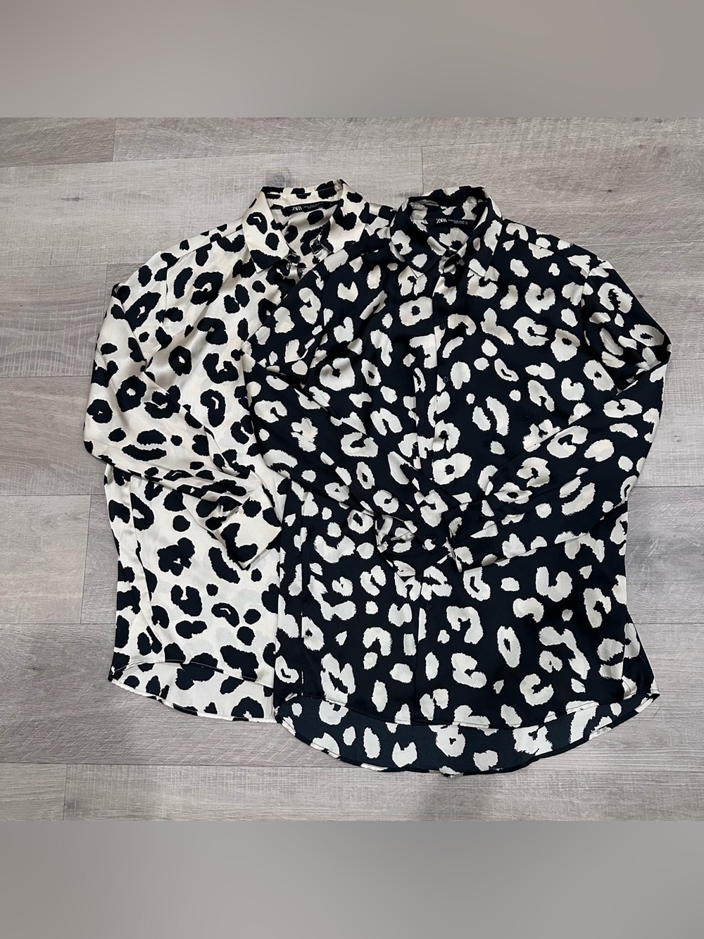 2 Zara Printed Blouses